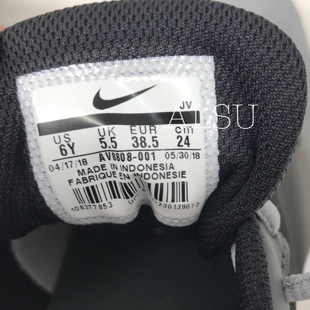 NWT Nike Tanjun Print GS Oil Grey W AUTHENTIC - Picture 7 of 8
